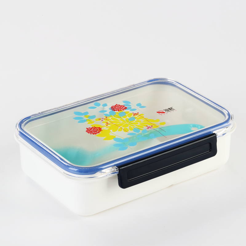 時(shí)尚雙格飯盒