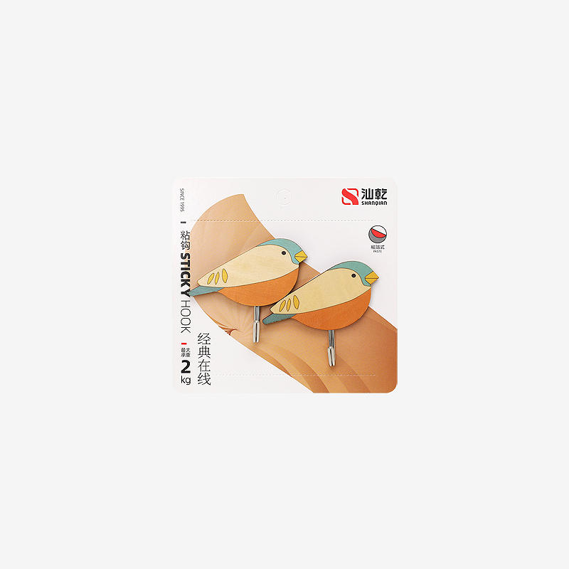 汕乾8628創(chuàng  )意木粘鉤