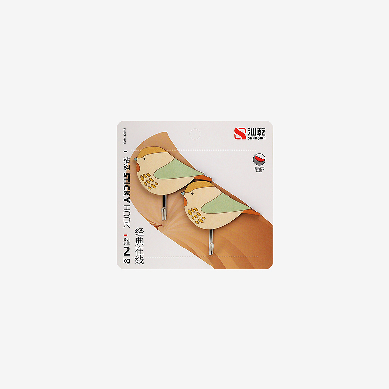 汕乾8631創(chuàng  )意木粘鉤