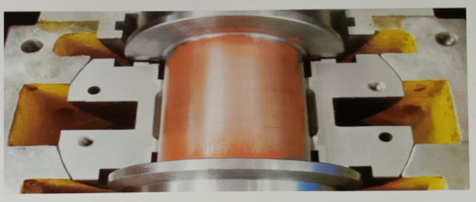 轴承台采用涂色法