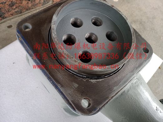 南阳防爆电机接线盒底部孔