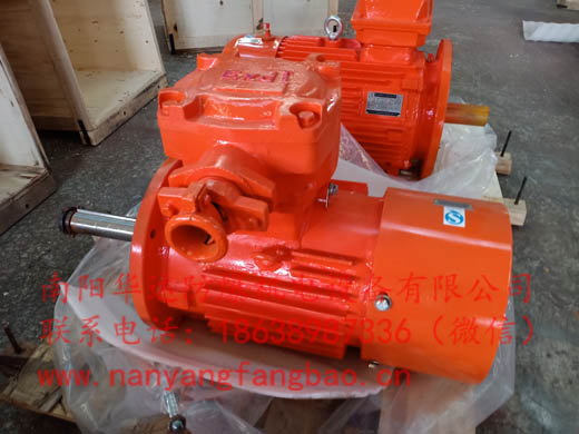 橘红色南阳防爆电机