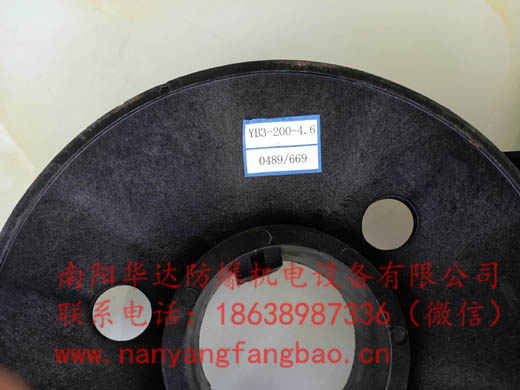 南阳防爆YB3-200L-4 30kW电机风扇叶3