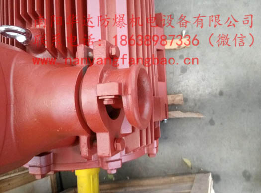 南阳防爆电机接线盒进线口展示-橡套电缆（喇叭口）