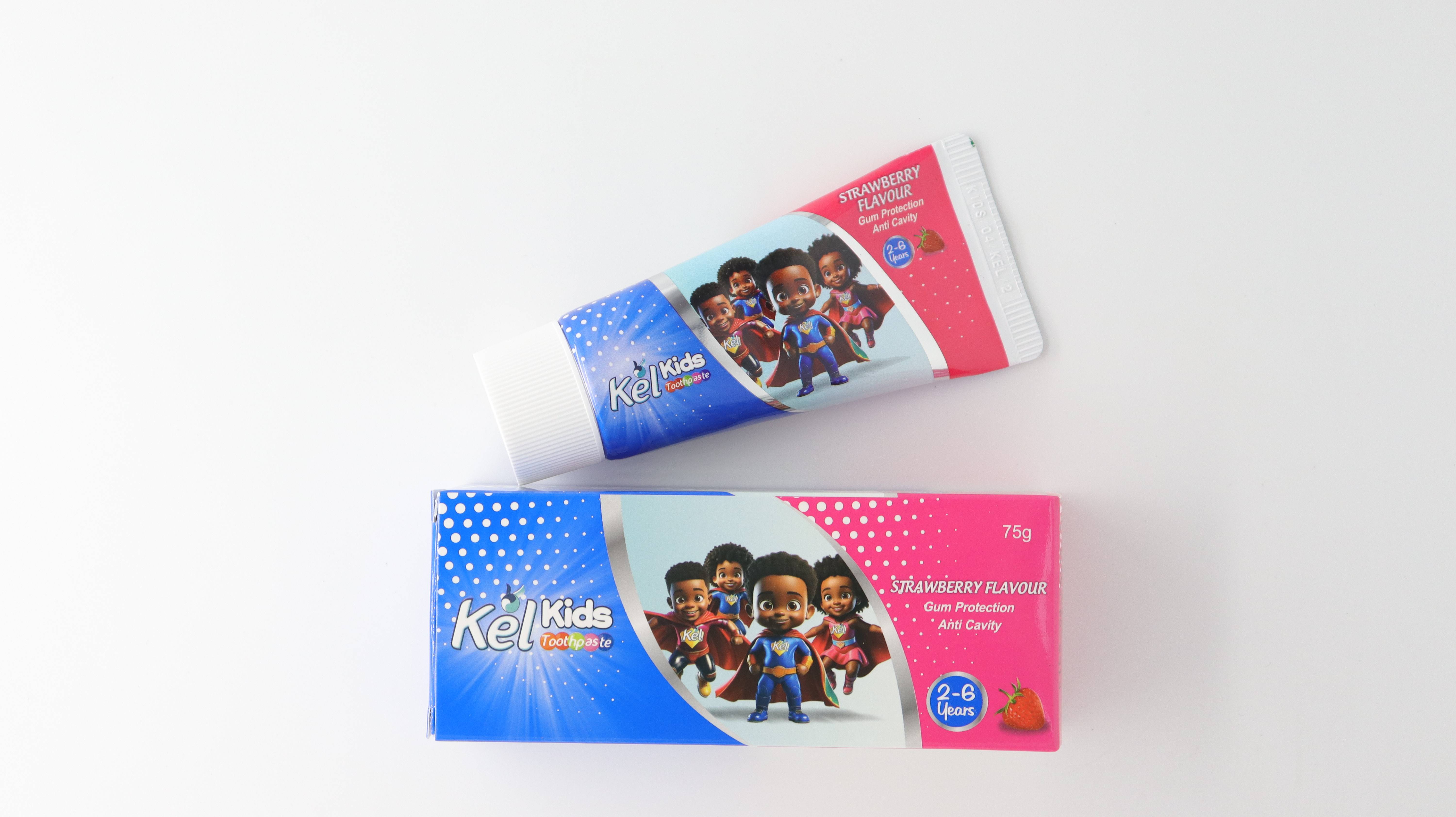 KEL Kids strawberry toothpaste_KEL儿童草莓牙膏
