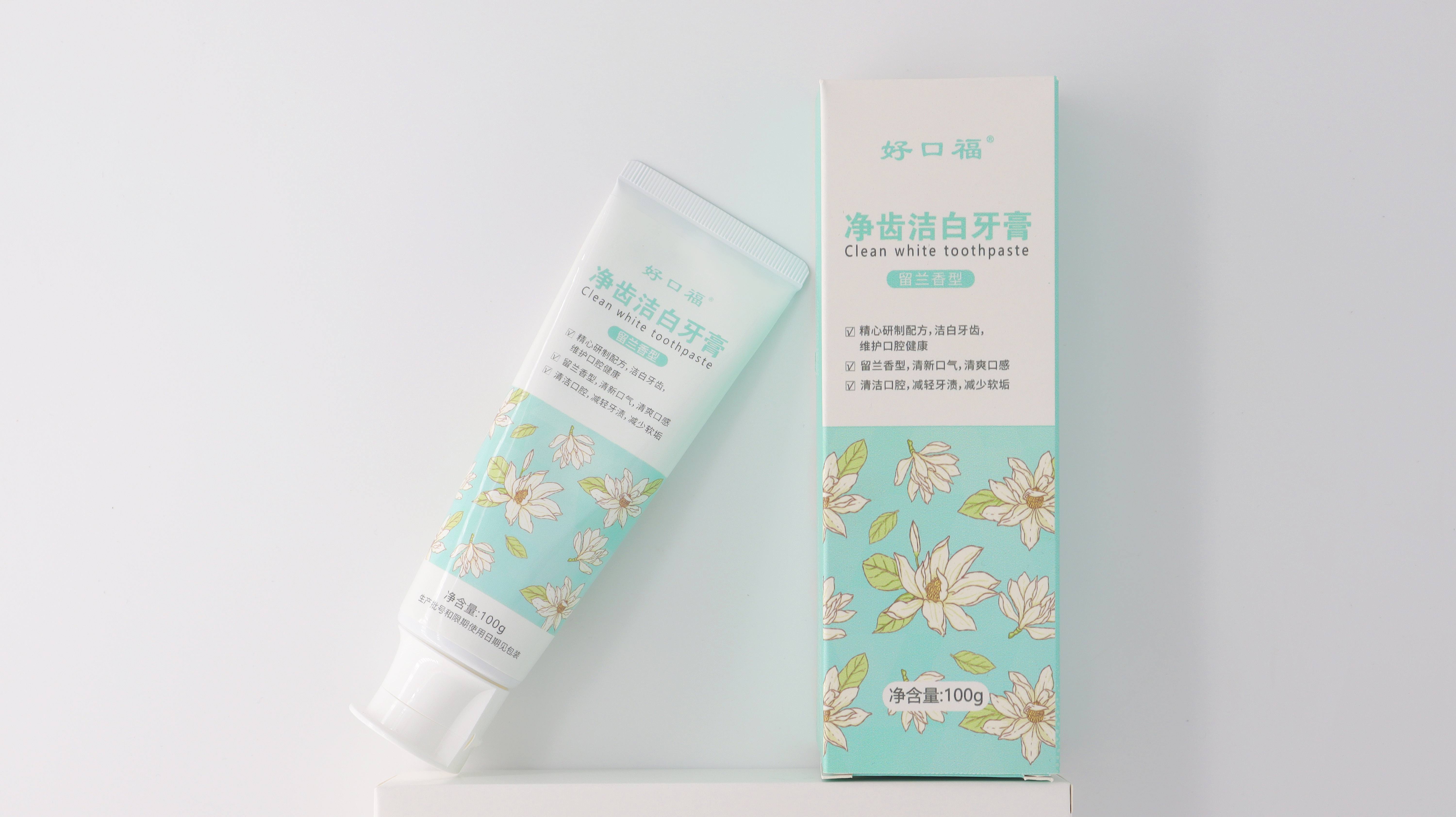 好口福净齿洁白牙膏（留兰香型）