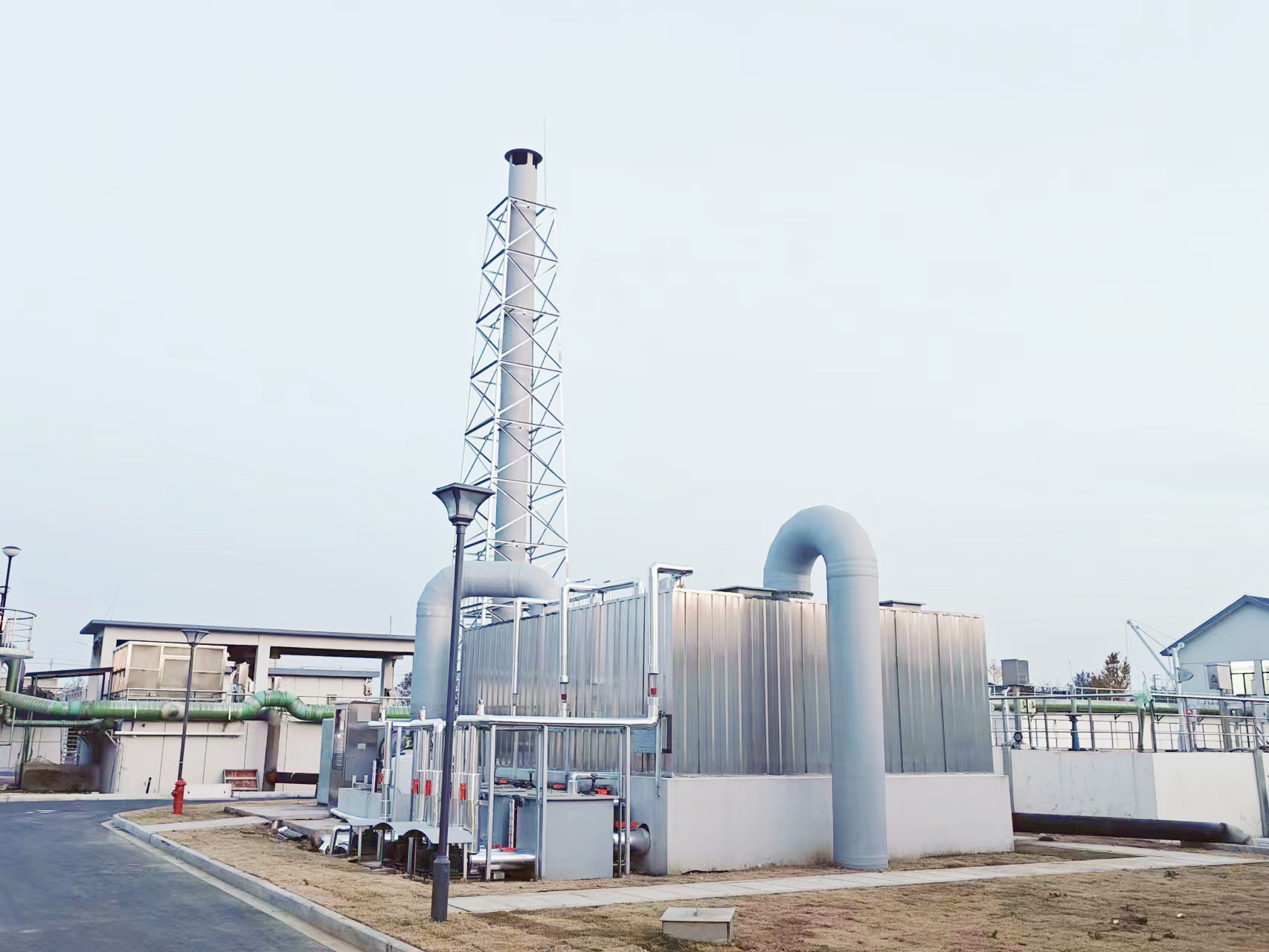金壇直溪污水處理廠除臭集成系統