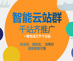 智能云站群推广系统