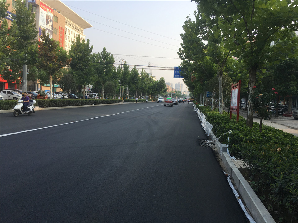 2018河南信阳城市道路白改黑