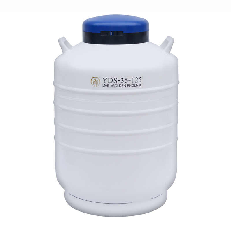 YDS-35-125 金凤液氮罐 配多层方提筒的液氮容器