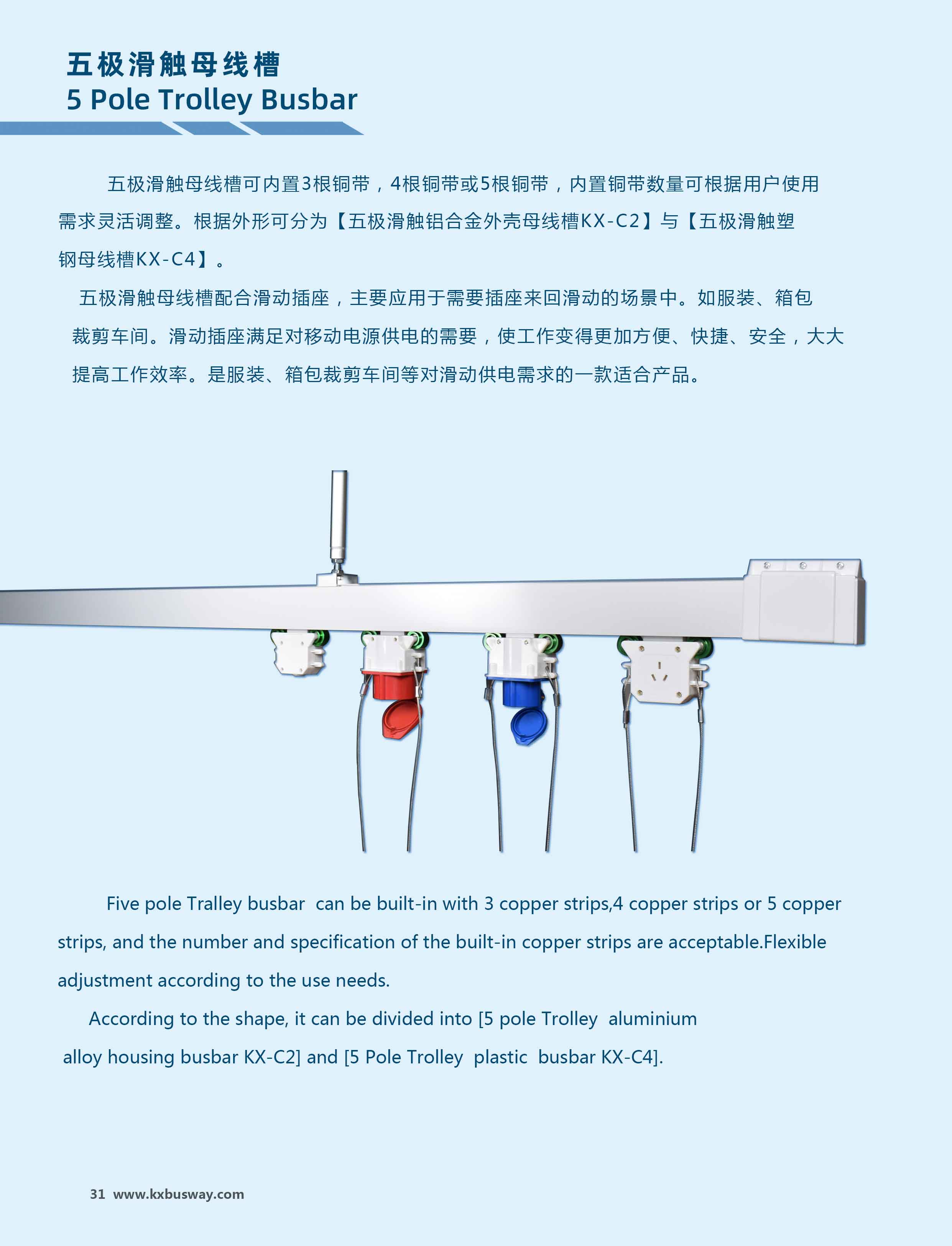 科新滑触母线槽KX-C2