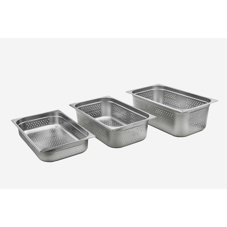 Gastronorm pan with holes