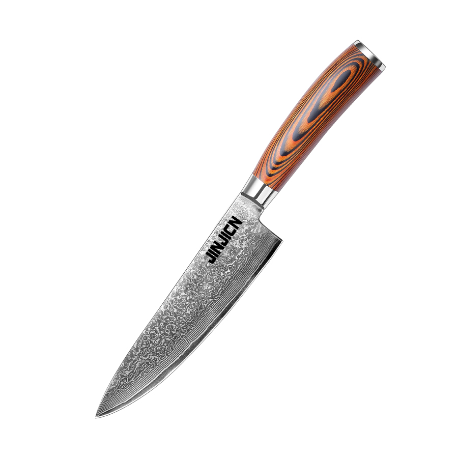 Damascus  chef  knife
