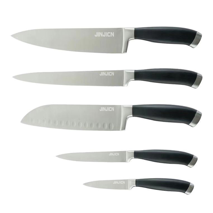 Stainless knife set