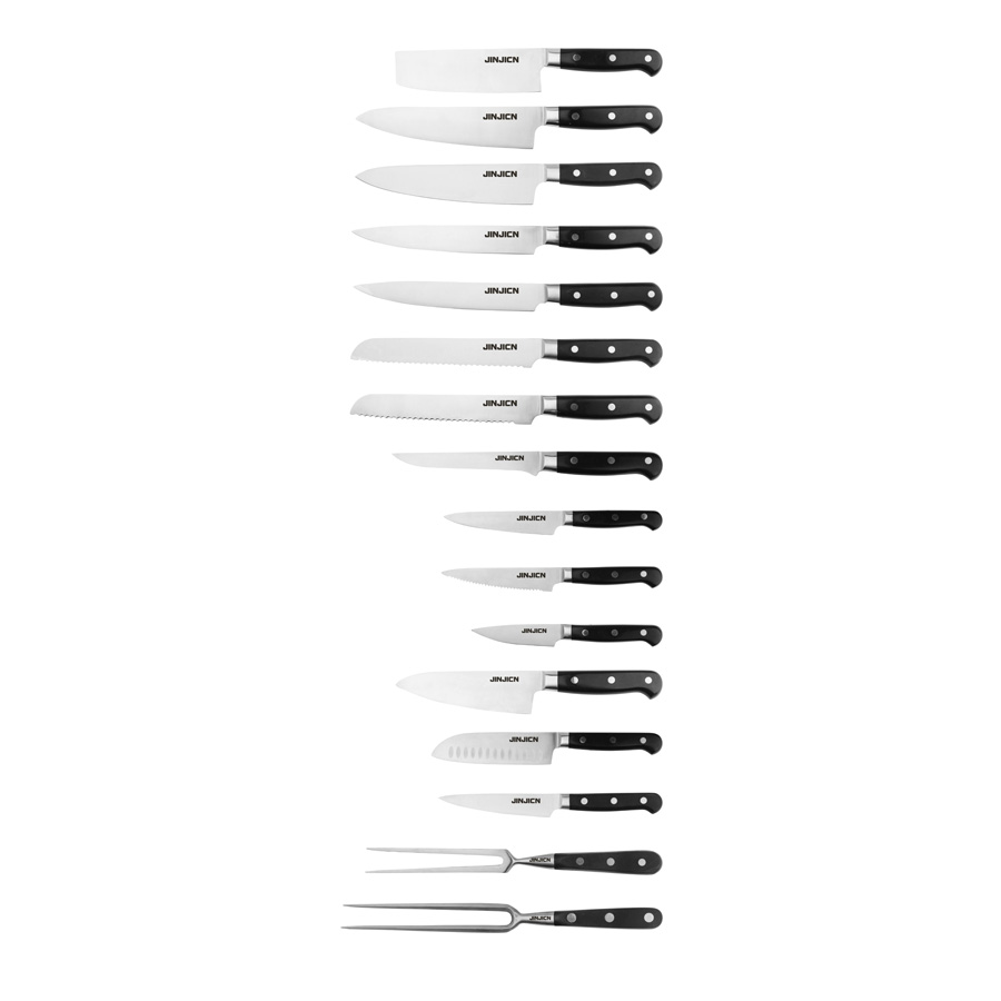 ABS Handle   Forged Knives Set
