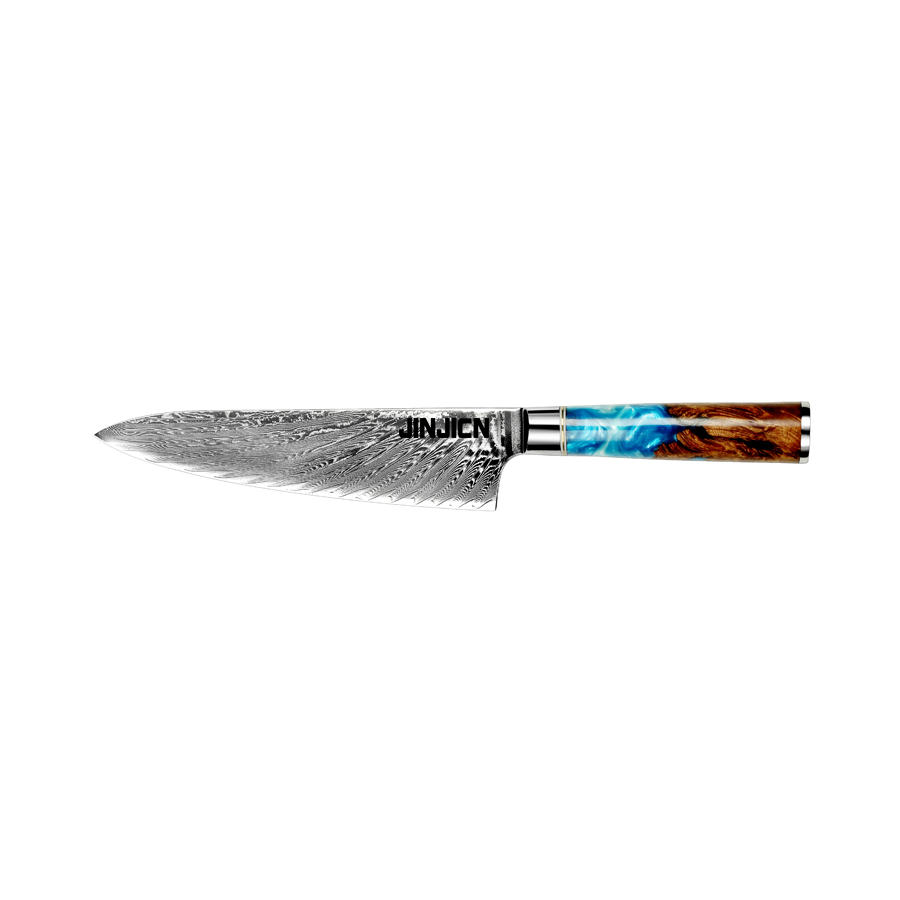 Damascus  chef  knife
