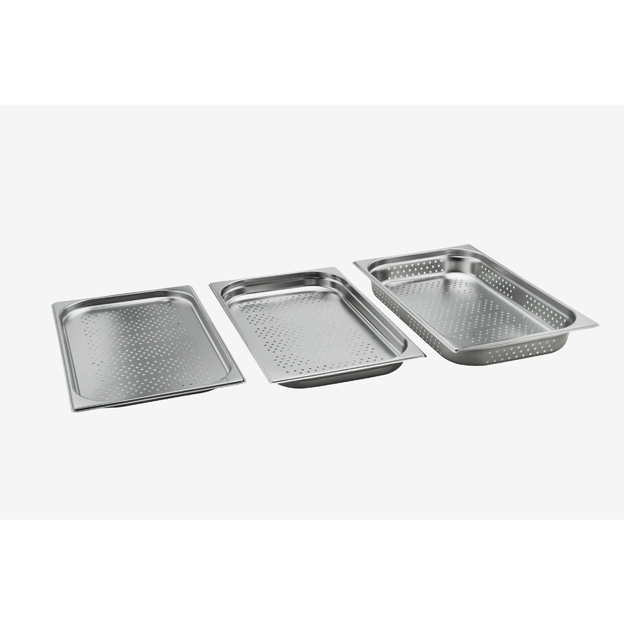 Gastronorm pan with holes