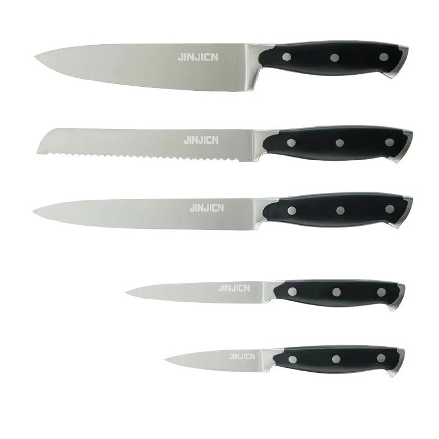 Stainless knife set