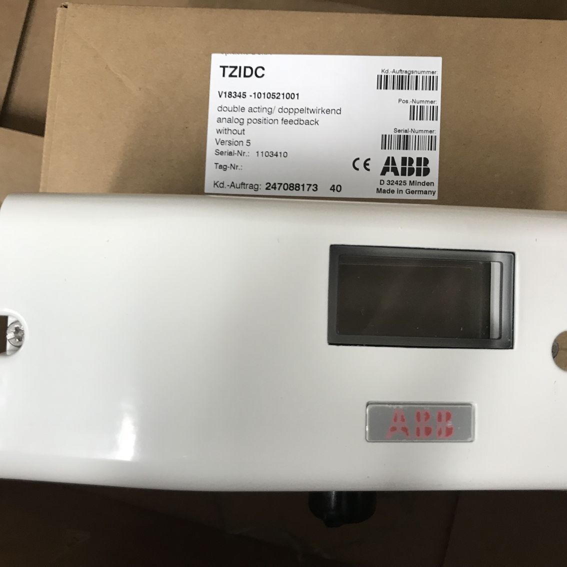 ABB V18345-1010421001 Industrial Control Component