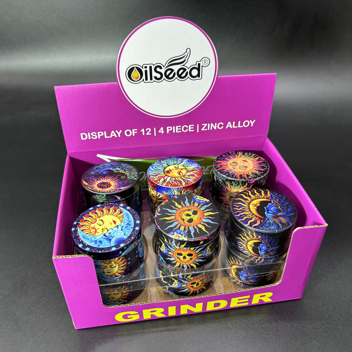 4 Stage Grinder Display-D001