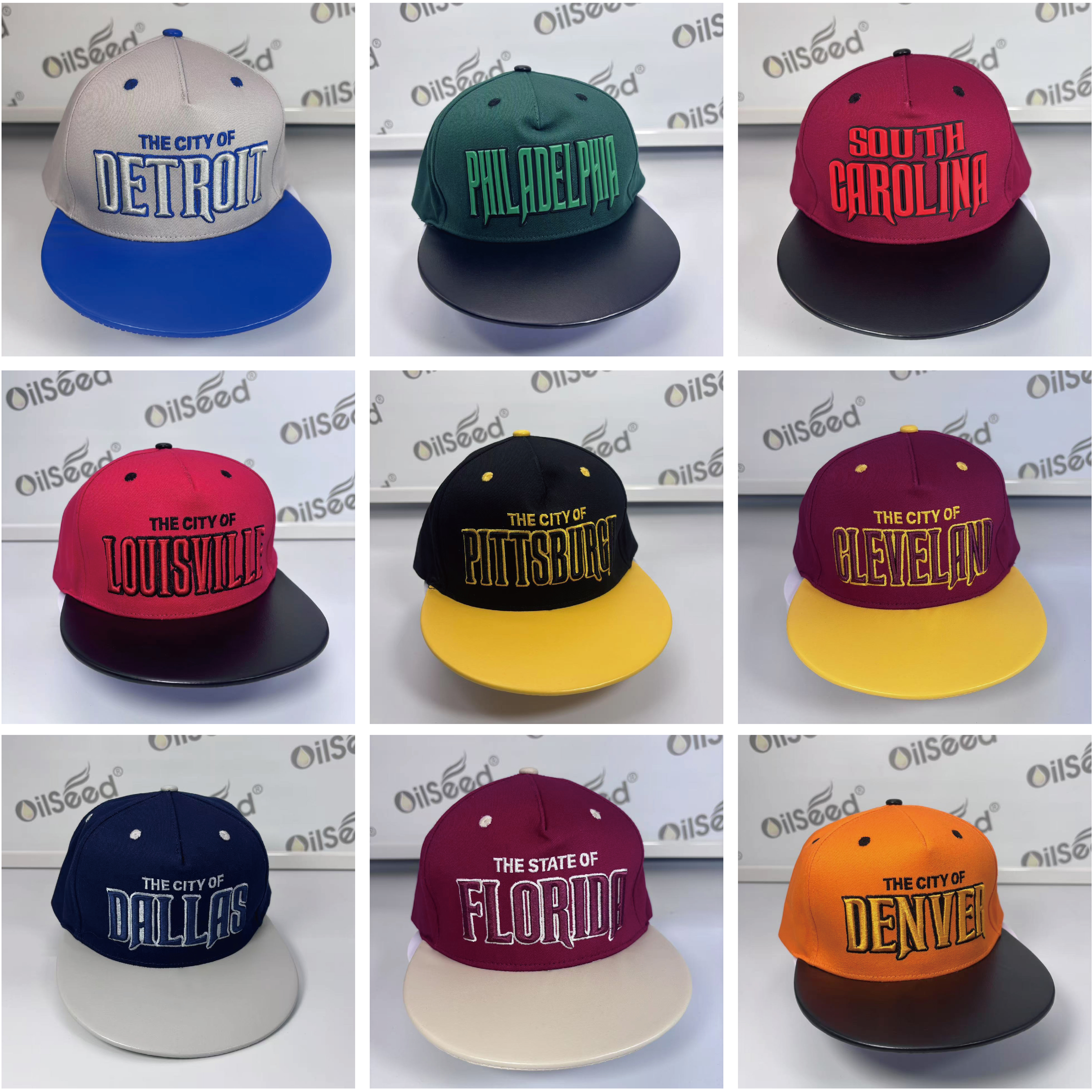 OilSeed 36 titles US states snapback cap