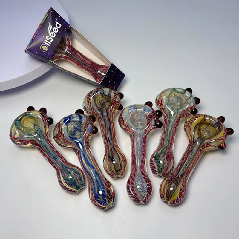 OilSeed Glass Pipe – J008