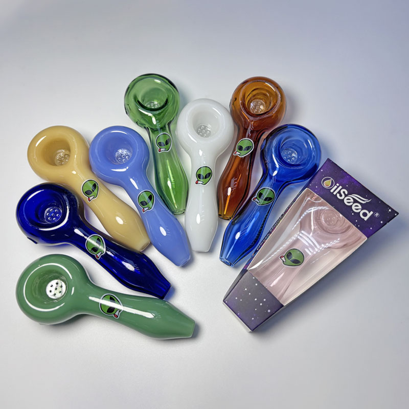 OilSeed Glass Pipe – J009