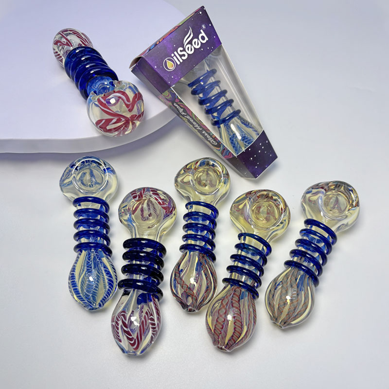 OilSeed Glass Pipe – J010