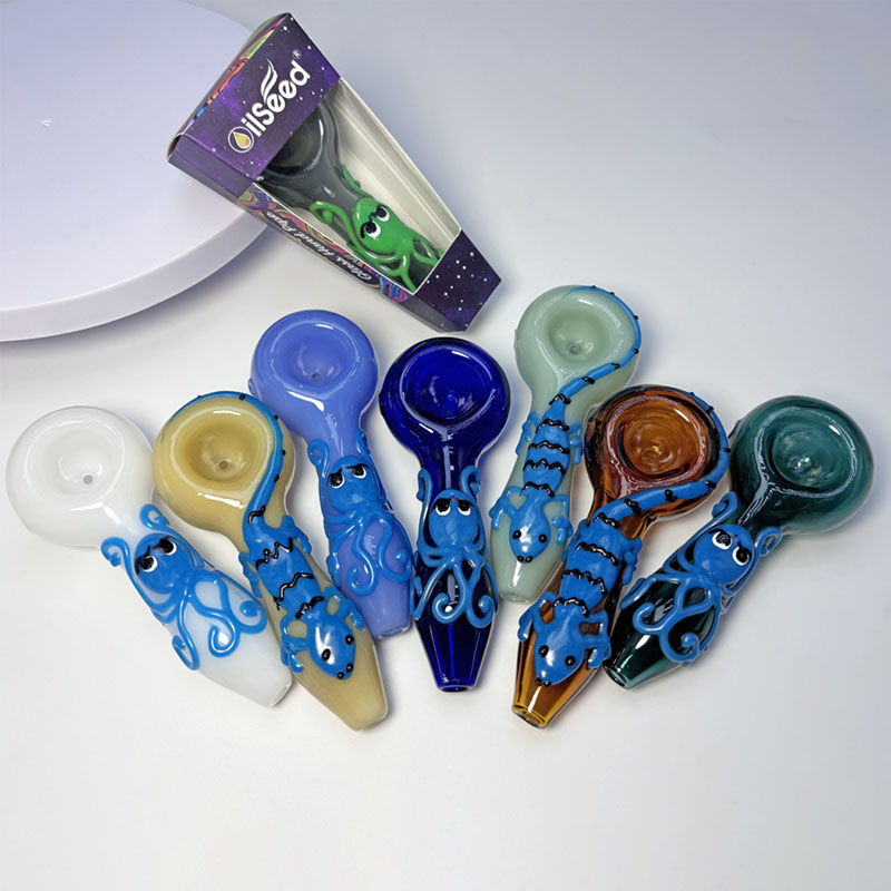 OilSeed Glass Pipe – J012