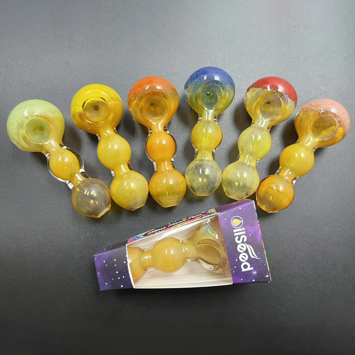 OilSeed Premium Glass Pipe – J014