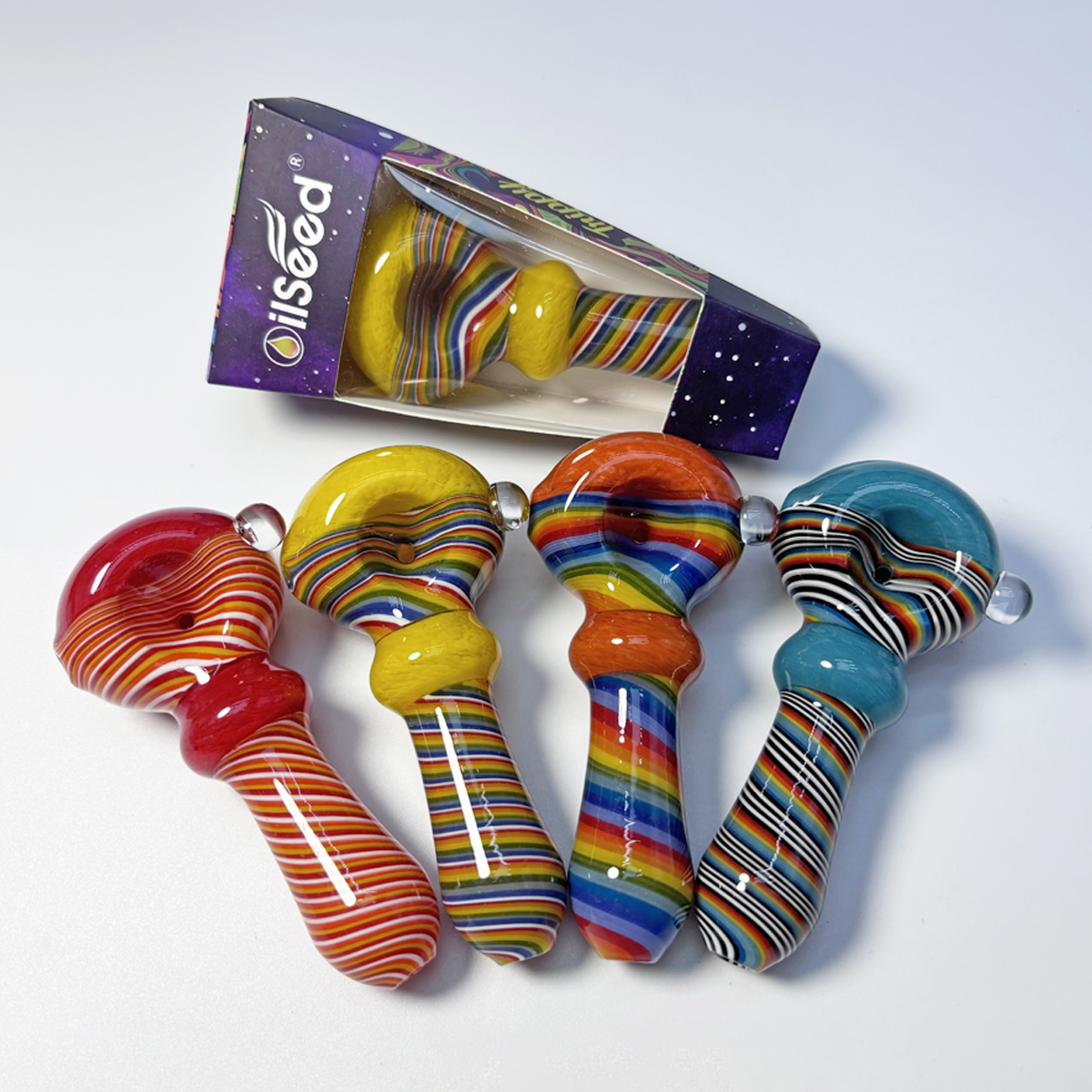 OilSeed Premium Glass Pipe – J015