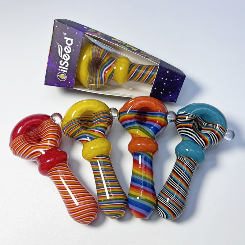 OilSeed Glass Pipe – J015