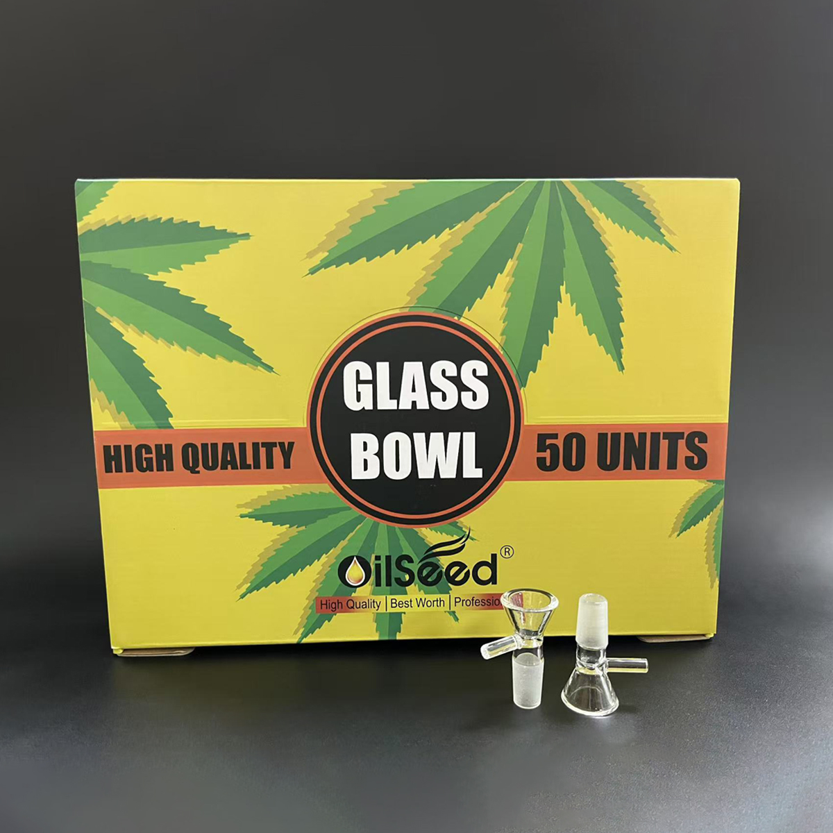 OilSeed Clear Glass Bowl – G006
