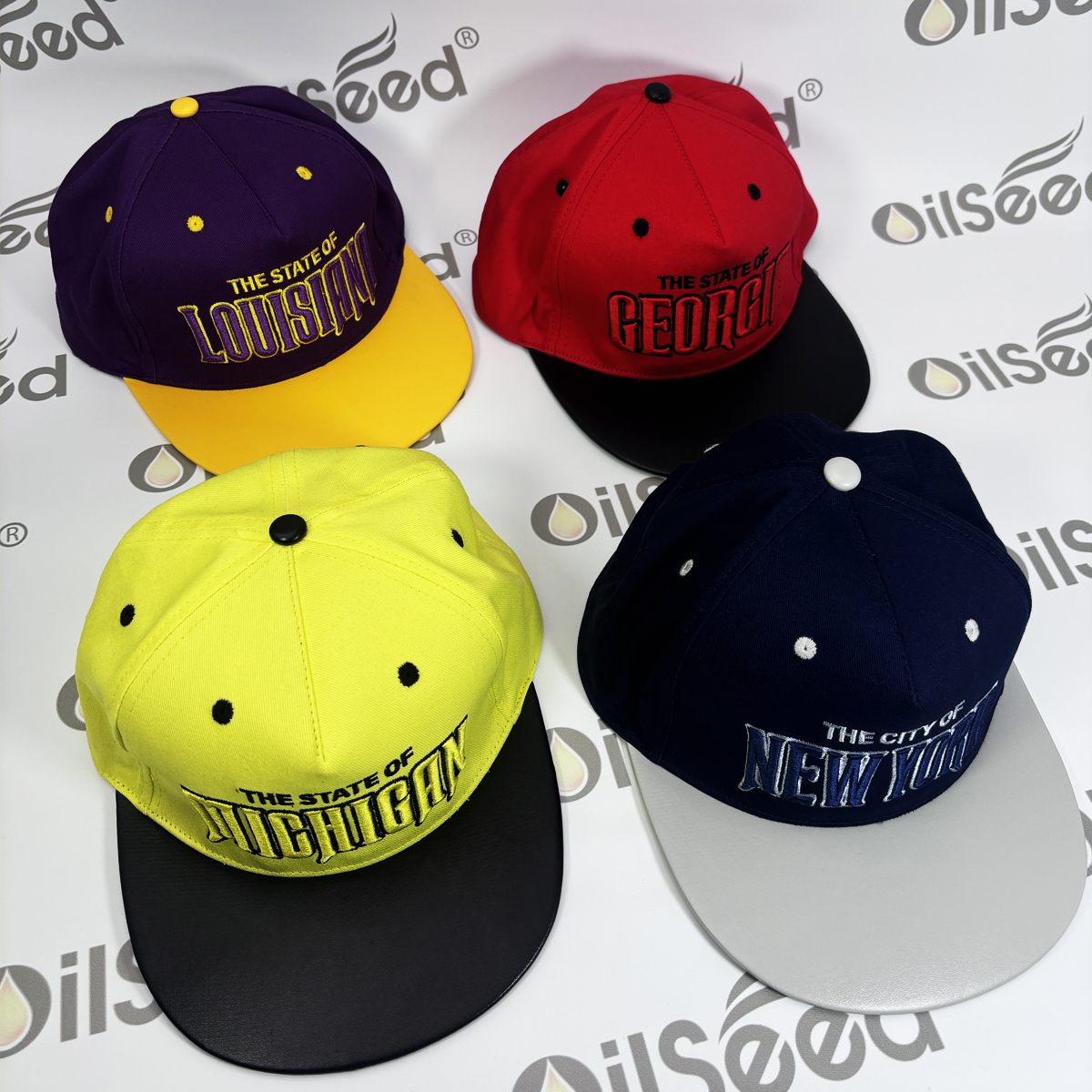 OilSeed 36 titles US states snapback cap