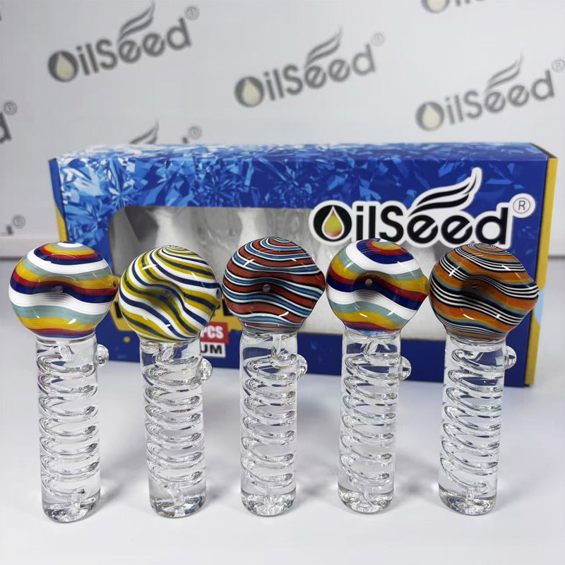 OilSeed Glycerin Glass Pipe - P001