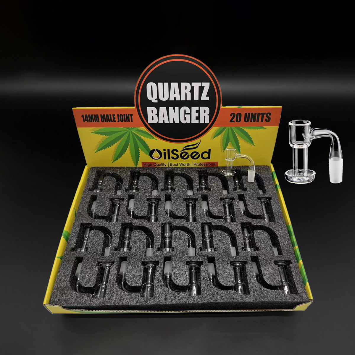 OilSeed TERPTWISTER Quartz Banger – Q004