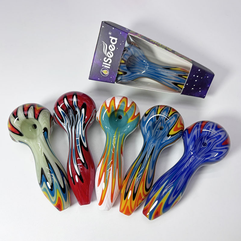 OilSeed Glass Pipe – J017