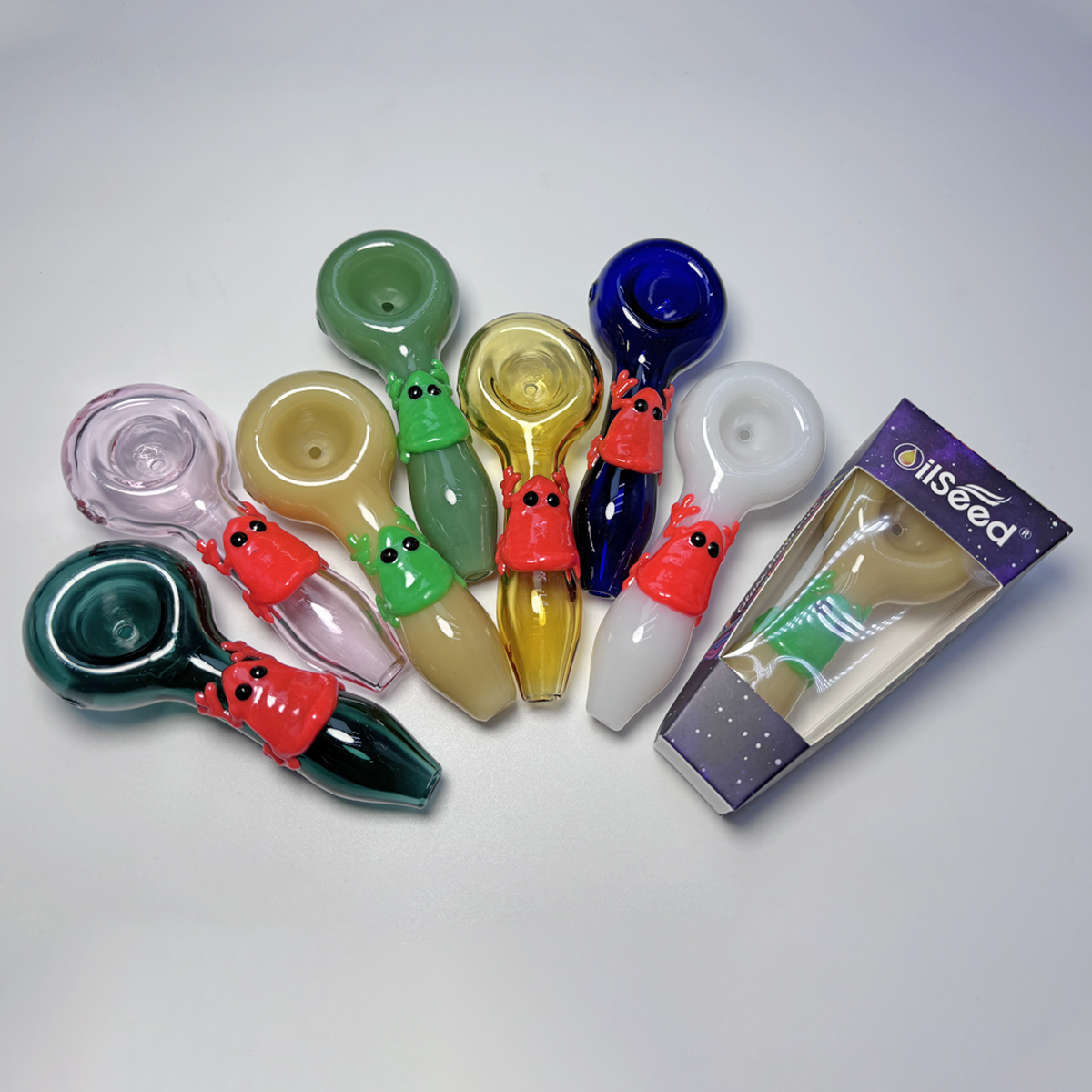 OilSeed Premium Glass Pipe – J021