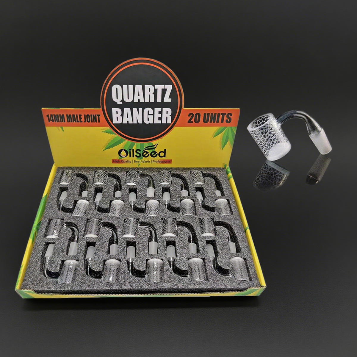 OilSeed Honeycomb Quartz Banger – Q002