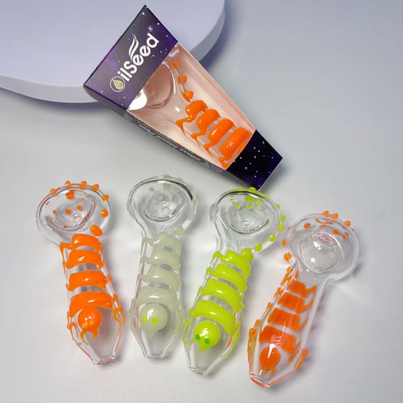 OilSeed Glass Pipe – J028