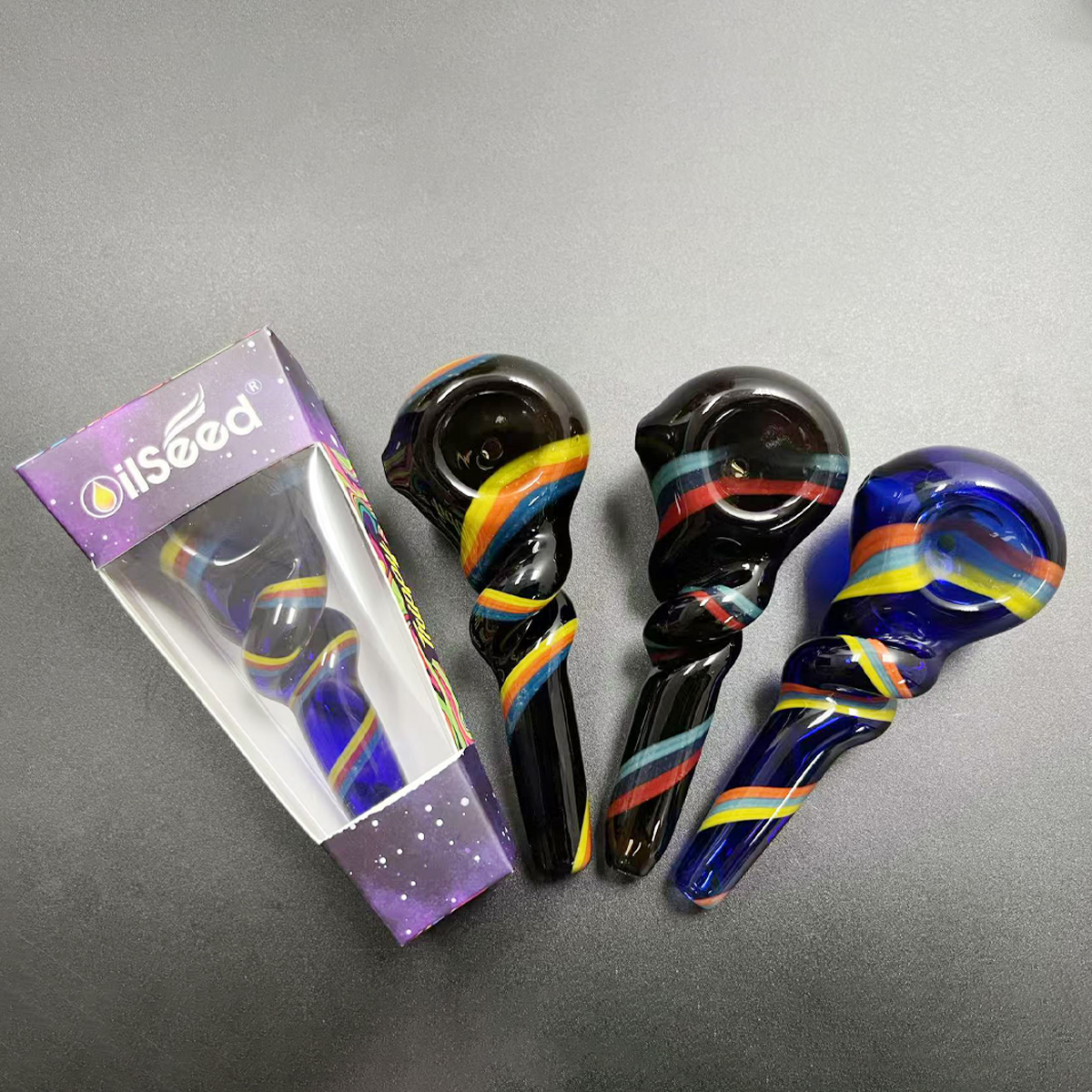 OilSeed Premium Glass Pipe – J029