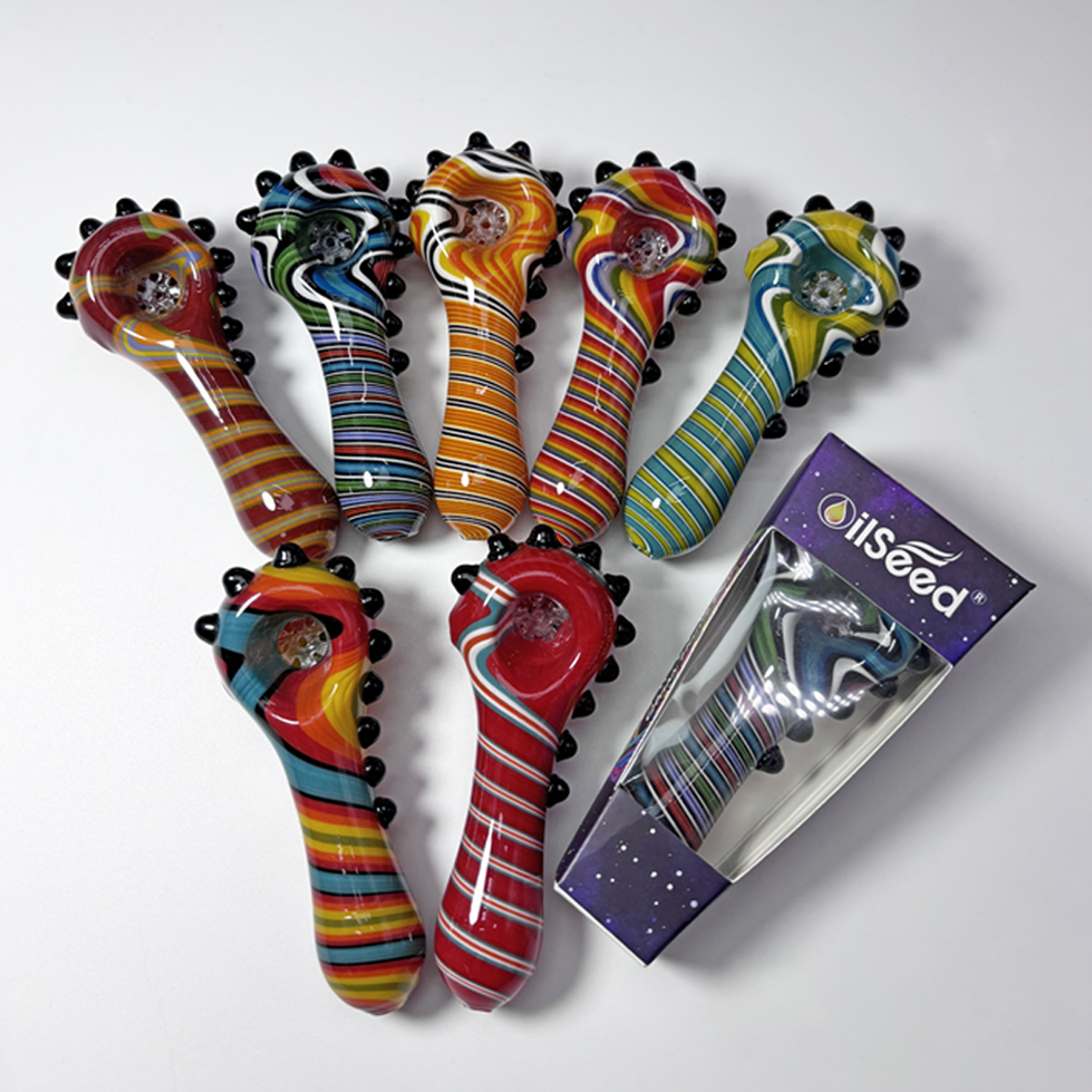 OilSeed Premium Glass Pipe – J031