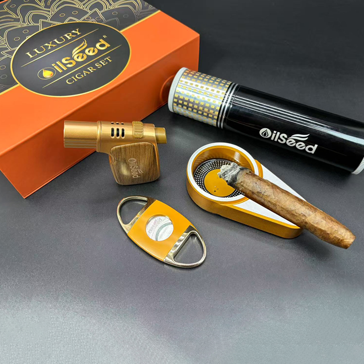 OilSeed Luxury Cigar Set