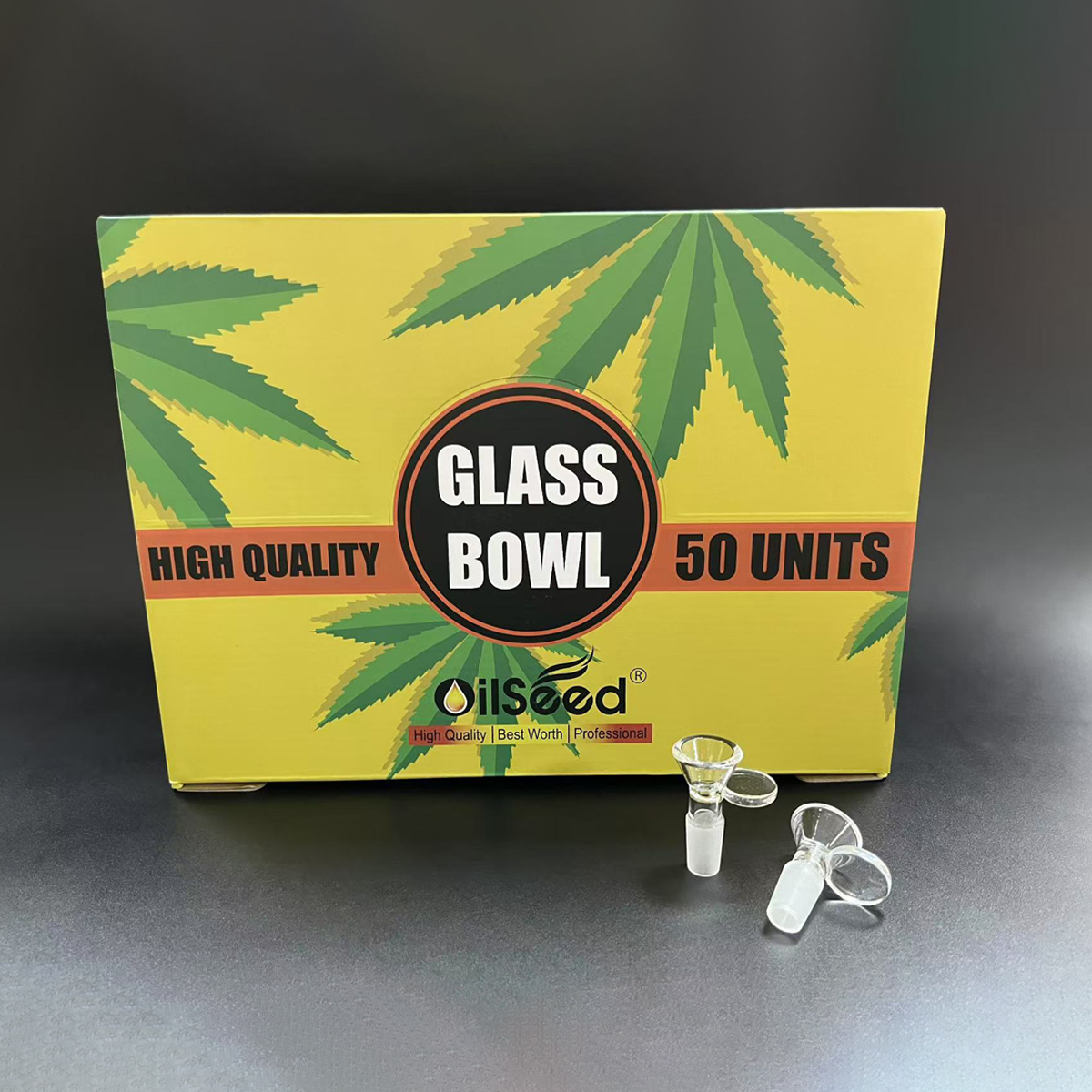 OilSeed Clear Glass Bowl – G007