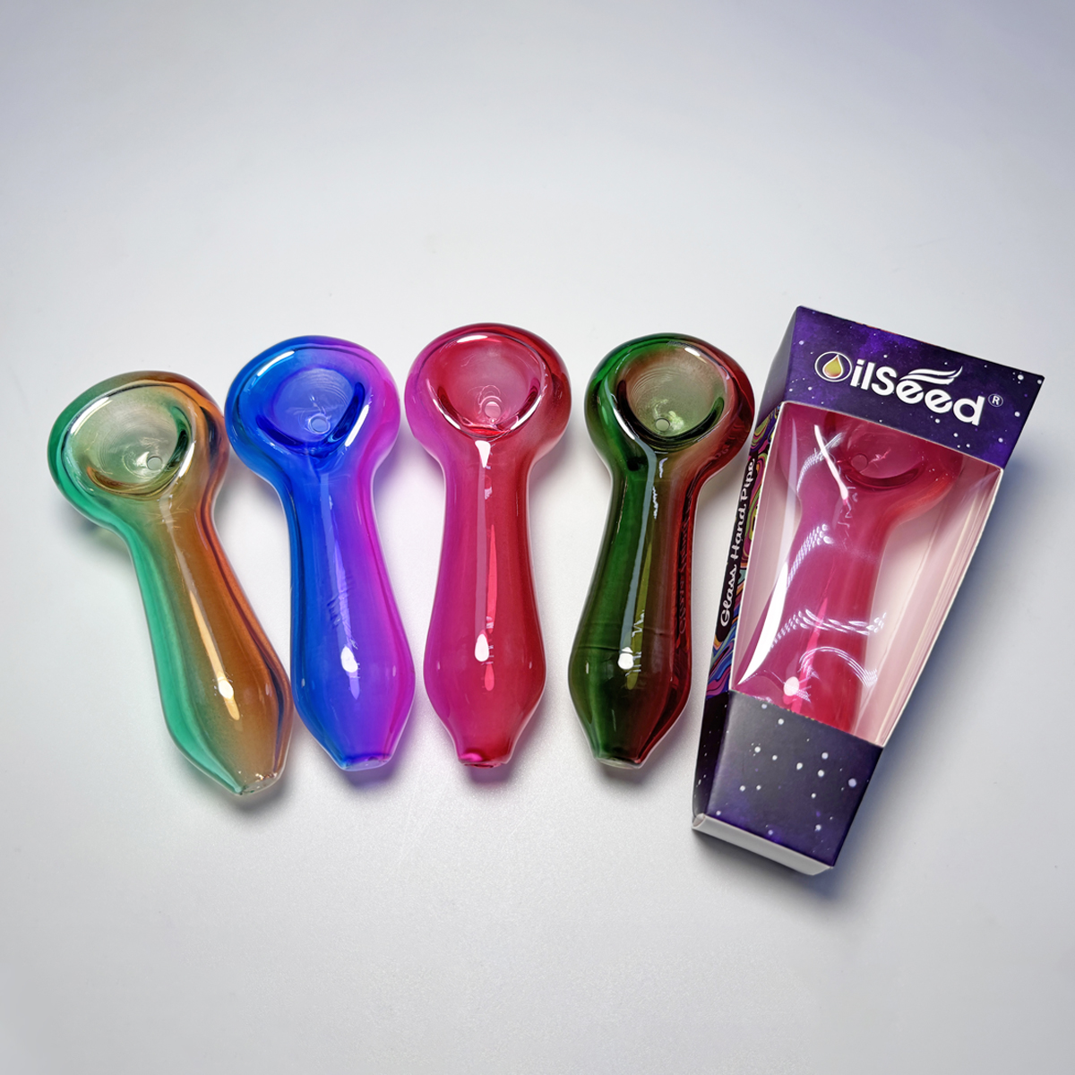 OilSeed Premium Glass Pipe – J002