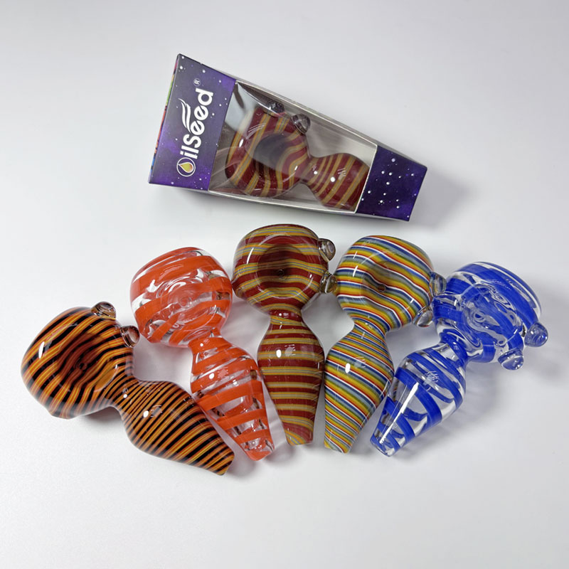 OilSeed Glass Pipe – J004