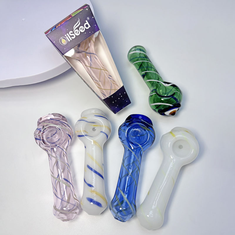 OilSeed Glass Pipe – J006
