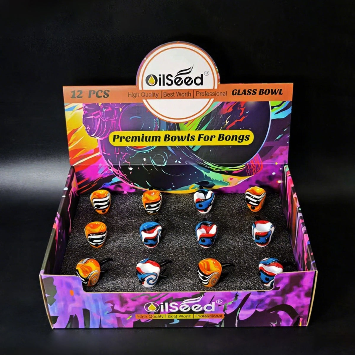 OilSeed Glass Bowl- G006