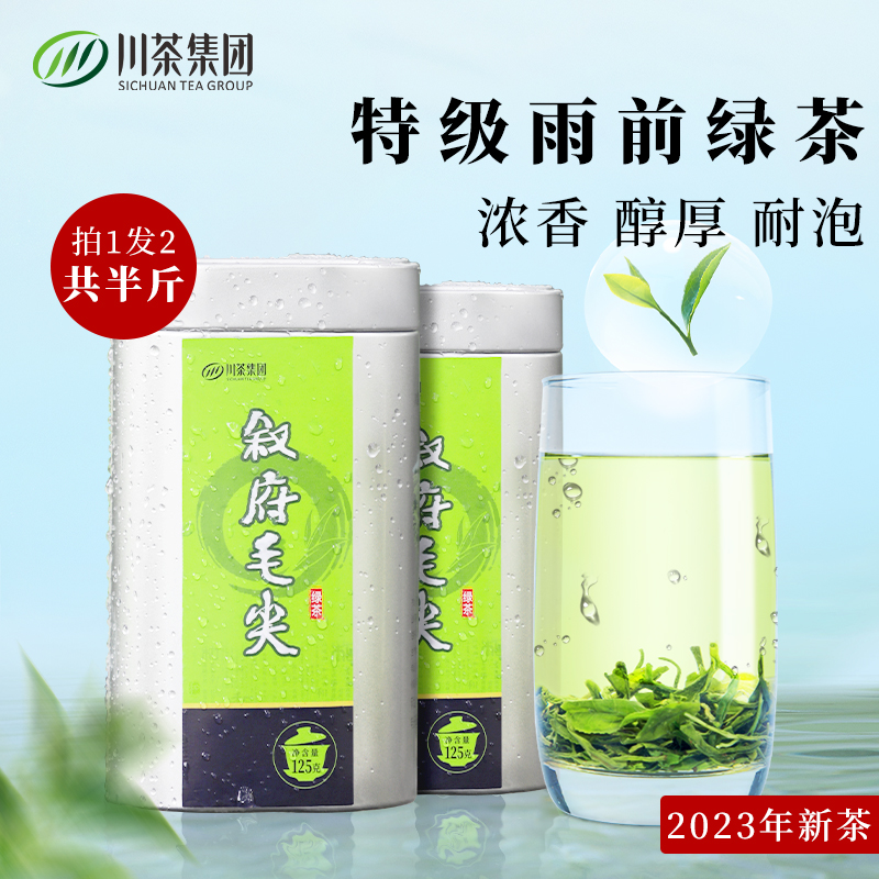 叙府毛尖特级自饮125G*2罐