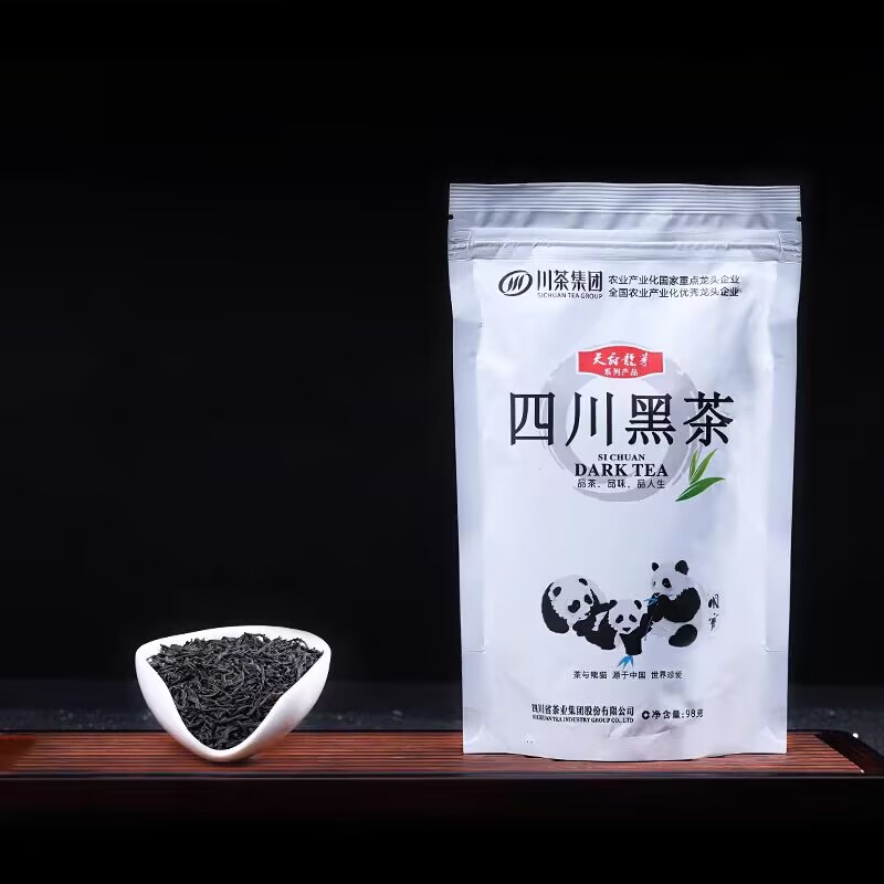 川茶集团天府龙芽四川黑茶98g/袋